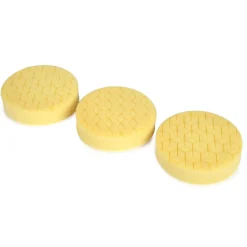 WEN AA1502 5-Inch Medium-Grit Diamond-Cut Foam Polishing Pads for Light Polishing, Three Pack