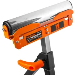 WEN 4289-2 Adjustable Roller Stands with Edge Guide, Two Pack, 500-Pound Capacity