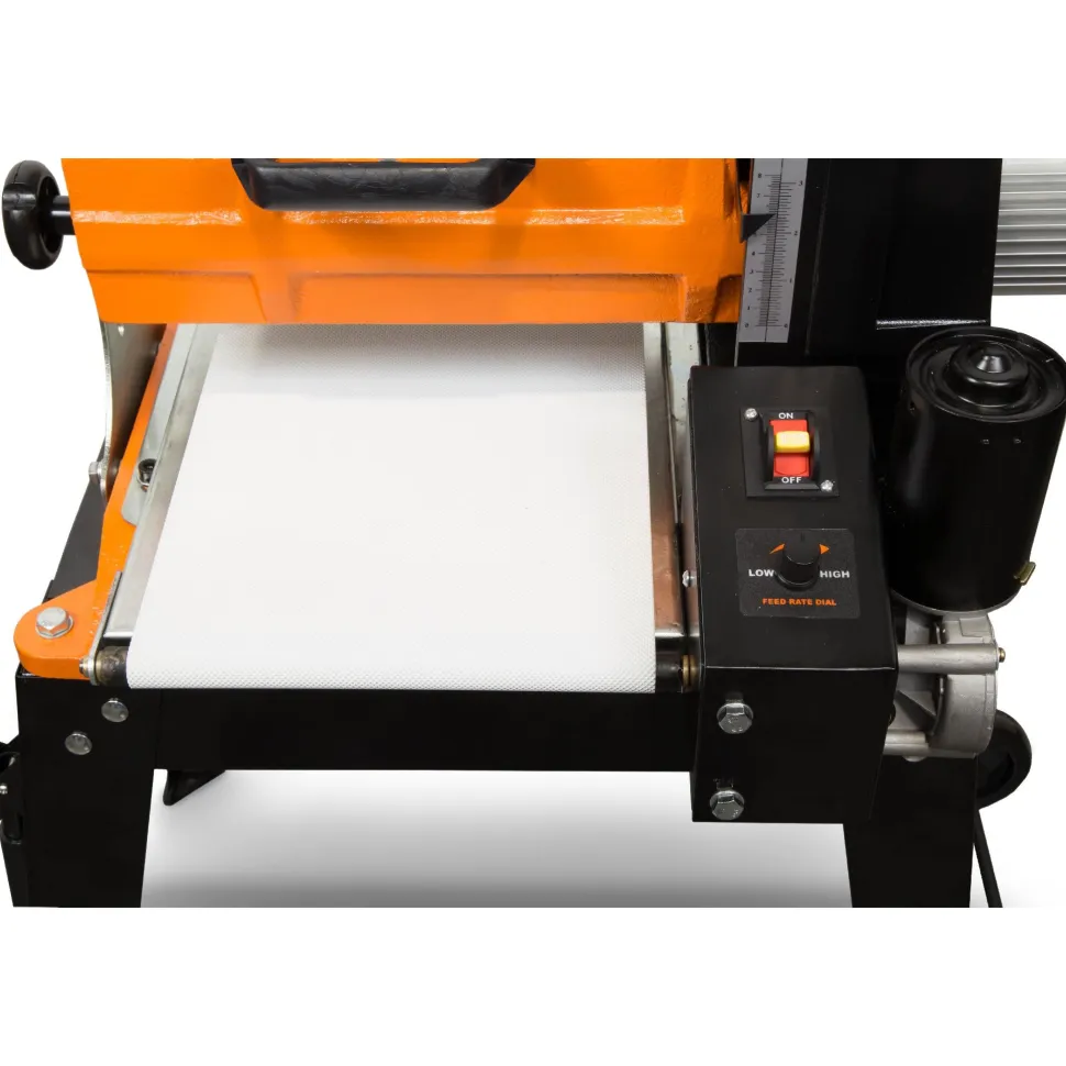WEN 65911 10.5-Amp 10-Inch Drum Sander with Rolling Stand and Variable Speed Conveyor