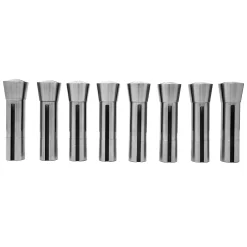 WEN 33182A 8-Piece Imperial Steel Collet Set for R8 Metal Milling Machines