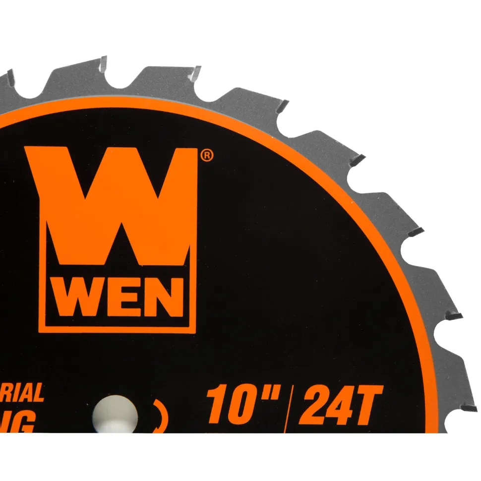WEN BL1024 10-Inch 24-Tooth Carbide-Tipped Professional Multi-Material Framing Saw Blade