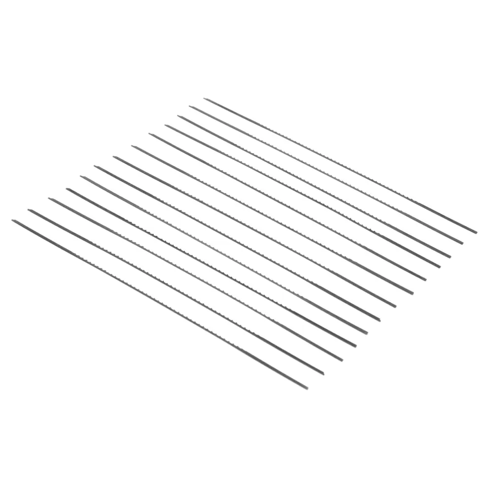 WEN BLRT03 #3R Reverse-Tooth Pinless Scroll Saw Blades, 12 Pack