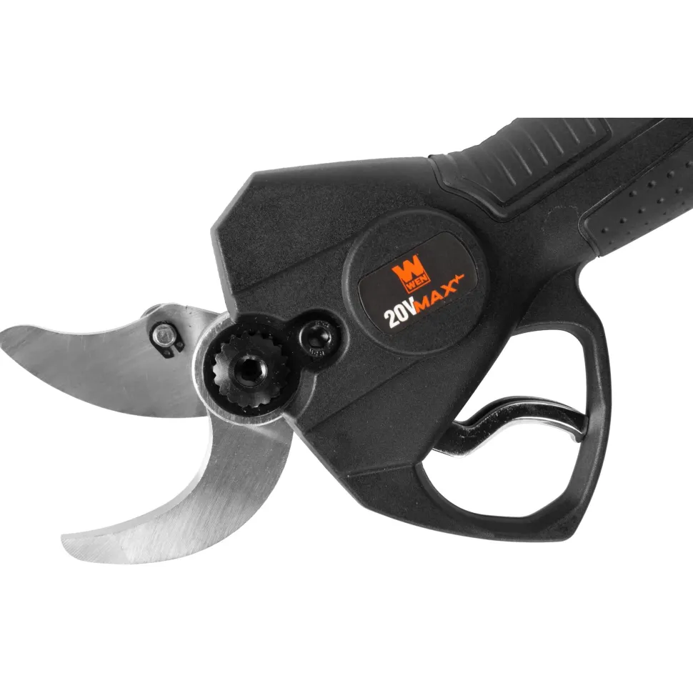 WEN 20731BT 20V Max Brushless Cordless 1-3/16-Inch Pruning Shears (Tool Only – Battery and Charger Not Included)