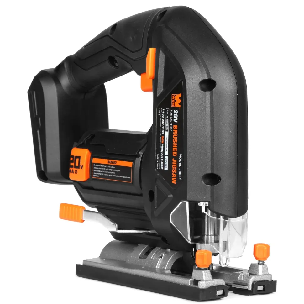 WEN 20661BT 20V Max Cordless Jigsaw (Tool Only – Battery Not Included)
