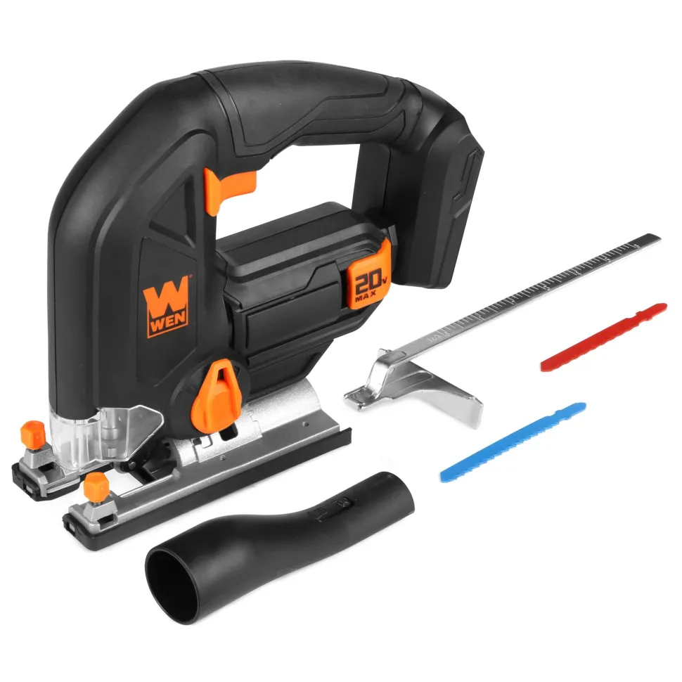 WEN 20661BT 20V Max Cordless Jigsaw (Tool Only – Battery Not Included)