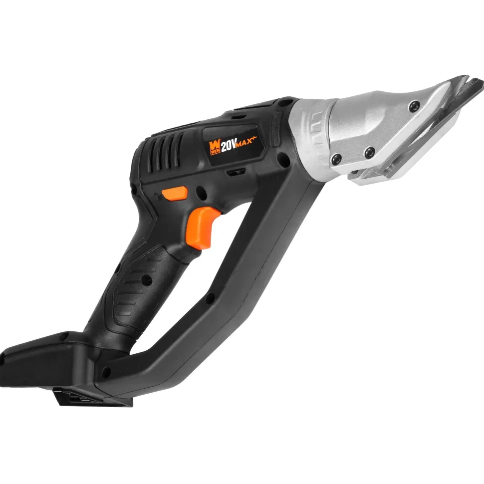 WEN 20314BT 20V Max Cordless Variable Speed Swivel Head Electric Metal Shear (Tool Only)