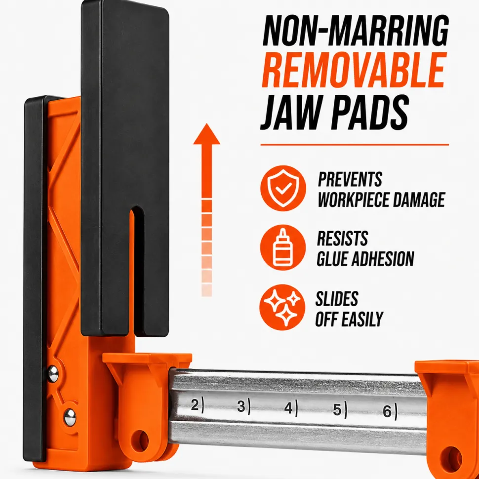 WEN CLP14A Parallel Clamp Kit with Two 24-Inch Clamps, Two 50-Inch Clamps, and Framing Kit