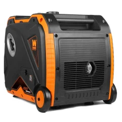 WEN DF451i Super Quiet 4500-Watt Electric Start Dual Fuel RV-Ready Portable Inverter Generator with Fuel Shut-Off