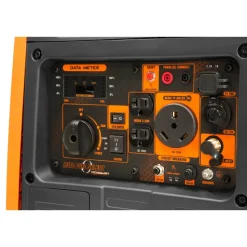 WEN DF451i Super Quiet 4500-Watt Electric Start Dual Fuel RV-Ready Portable Inverter Generator with Fuel Shut-Off