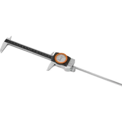 WEN 10767D 6-Inch Stainless Steel Digital Dial Caliper with LED Readout, Smart Functionality, and Storage Case, IP67 Rated