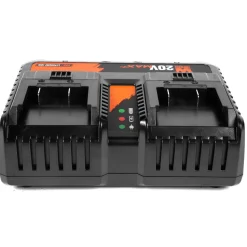 WEN 20200D 20V Max 2.3-Amp Dual Port Lithium-Ion Battery Charger with USB Ports