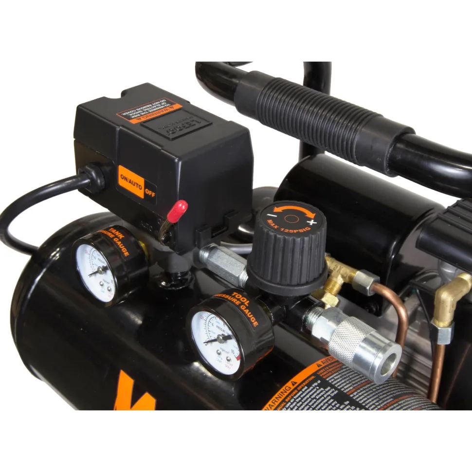 WEN 2281 1-Gallon Oil-Free Horizontal Portable Air Compressor