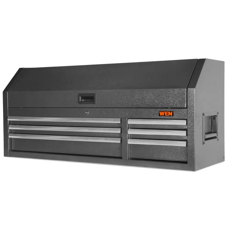 WEN GG531T 52-Inch Premium Tool Chest with Heavy Duty 21-Gauge Powder-Coated Steel Construction and Onboard Charging Station