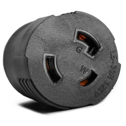 WEN GNA530 TT-30P RV Plug to NEMA L5-30R Twist-Lock Outlet 120V 30-Amp 3600-Watt Adapter