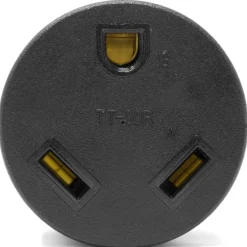 WEN GNA030 120V 30-Amp 3600-Watt Generator to RV Adapter, NEMA L5-30P Twist-Lock Power Plug to TT-30R RV-Ready Outlet