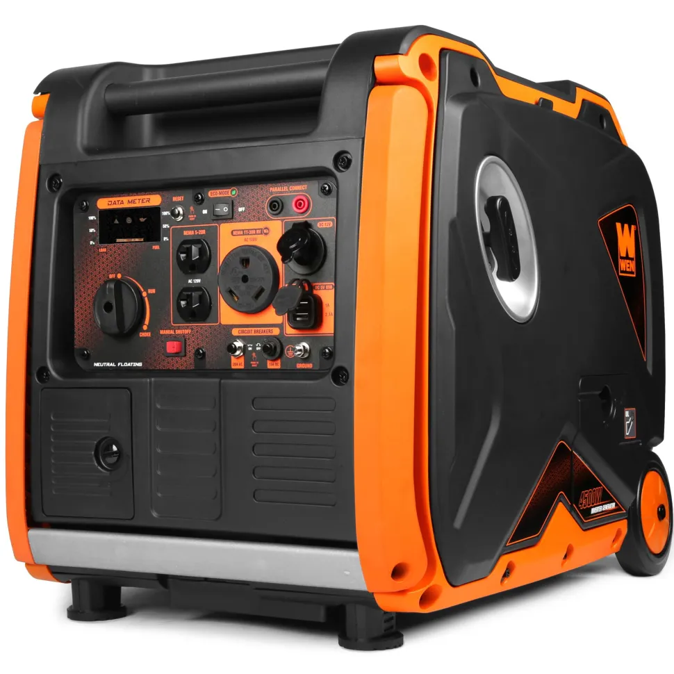 WEN 56450i Super Quiet 4500-Watt RV-Ready Portable Inverter Generator with Fuel Shut-Off
