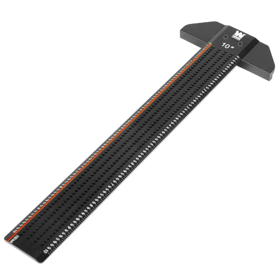 WEN ME810R 10-Inch T-Shaped Marking Ruler