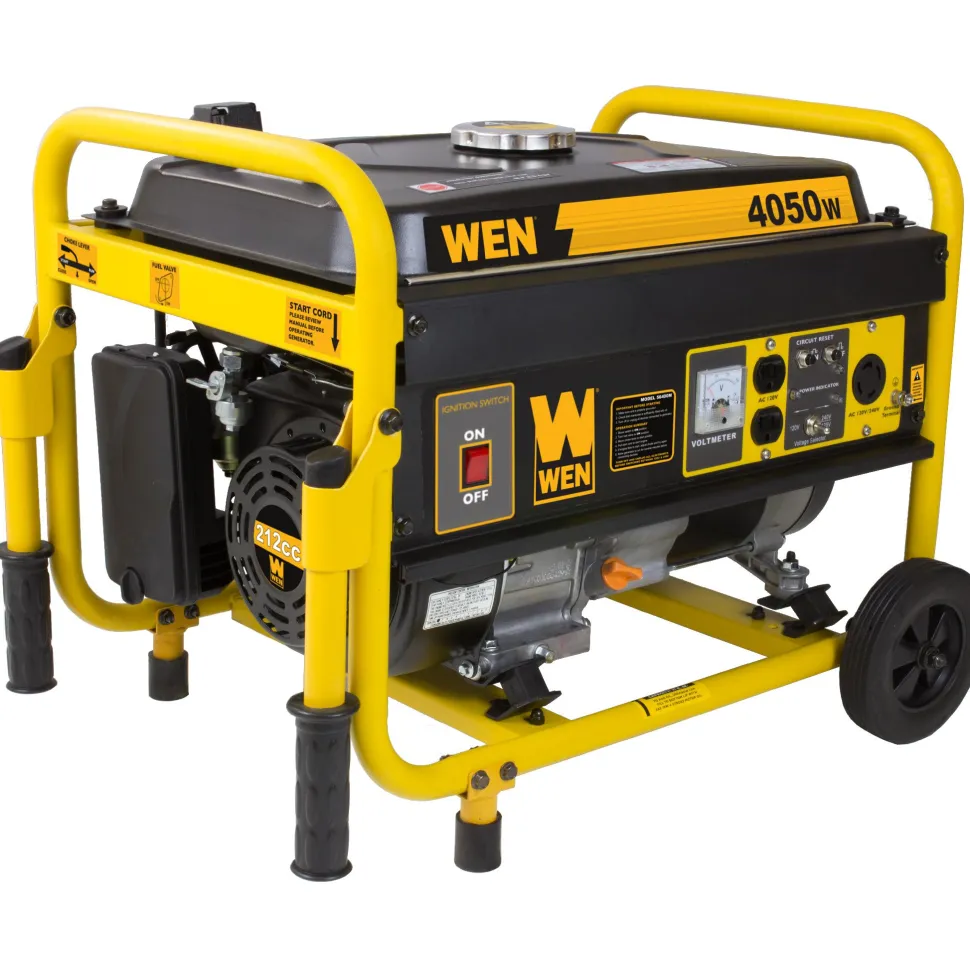 WEN 56400M 4,050 Watt Power Generator with Wheel and Handle Kit