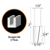 WEN RB103FF 5/16 in. Straight 2-Flute Carbide-Tipped Router Bit with 1/4 in. Shank