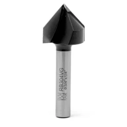 WEN RB304VG 3/4 in. V-Groove Carbide-Tipped Router Bit with 1/4 in. Shank