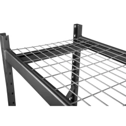 WEN RK7724-3 Three-Tier Industrial Steel Storage Rack with Adjustable Shelving and 6000-Pound Capacity