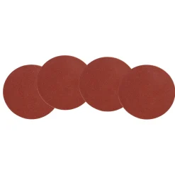 WEN 12SD80 12-Inch 80-Grit Adhesive-Backed Disc Sandpaper, 4-Pack