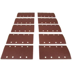 WEN 6313SP240 Electric 1/3 Sheet Sander 240-Grit Hook and Loop Sandpaper (10-Pack)