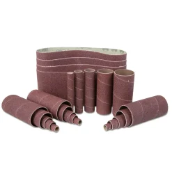 WEN 6523SP80 80-Grit Combination Belt and Sleeve Sandpaper Set, 24 Pack