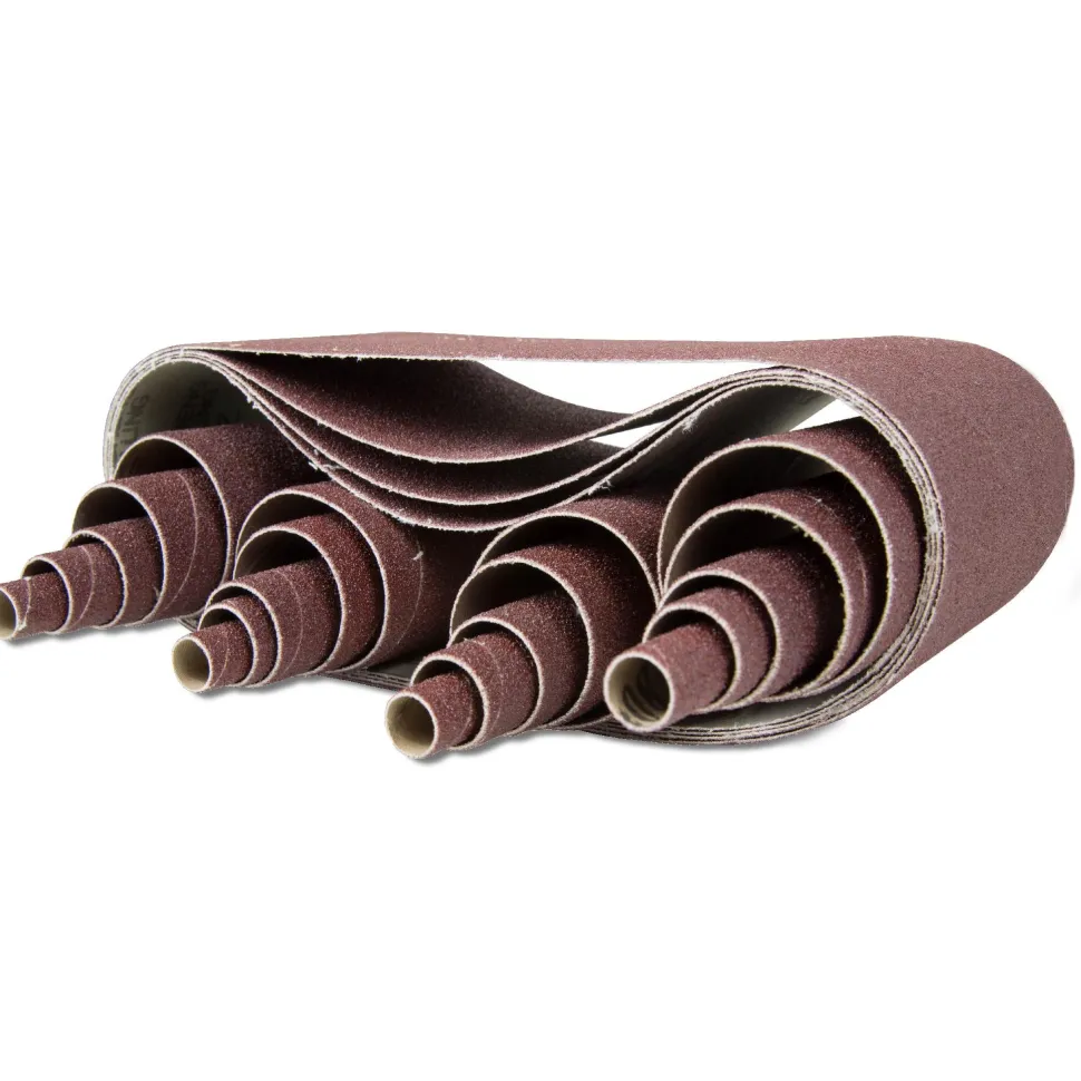 WEN 6523SP240 240-Grit Combination Belt and Sleeve Sandpaper Set, 24 Pack