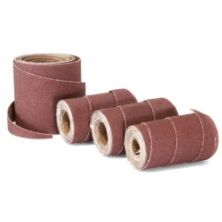 WEN 65910SP240 240-Grit 10-Inch Pre-Cut Ready-to-Wrap Drum Sander Sandpaper, 4-Pack