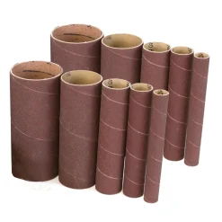 WEN 6535SP80 80-Grit Oscillating Spindle Sandpaper Sanding Sleeves with 5-5/8-Inch Height, 10 Pack