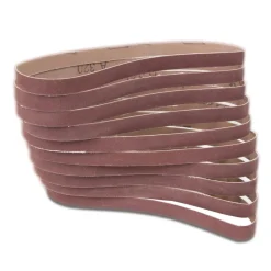 WEN 6307SP320 320-Grit 1/2 x 18-Inch Sanding Belt Sandpaper (10 Pack)