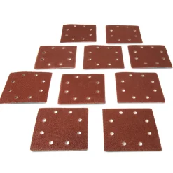 WEN 6304SP120 1/4-Sheet Sander 120-Grit Hook-and-Loop Sandpaper, 10-Pack