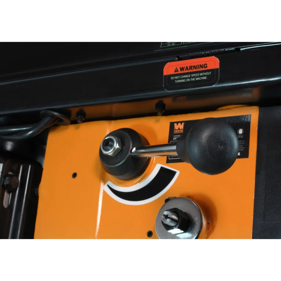 WEN 4212T 5-Amp 10-Inch Variable Speed Cast Iron Benchtop Drill Press with Laser