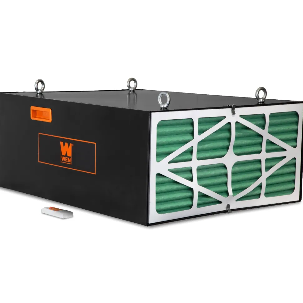 WEN 3416T 4.2-Amp 3-Speed Remote-Controlled Industrial-Strength Air Filtration System (750/950/1270 CFM)