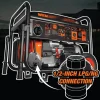 WEN TF-1450 14,500-Watt 120V/240V Tri-Fuel Generator for Gas, Propane, and Natural Gas, Transfer-Switch Ready with Electric Start and Wheel Kit