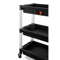 WEN 73163 Three-Tray 300-Pound Capacity Triple Decker Service and Utility Cart