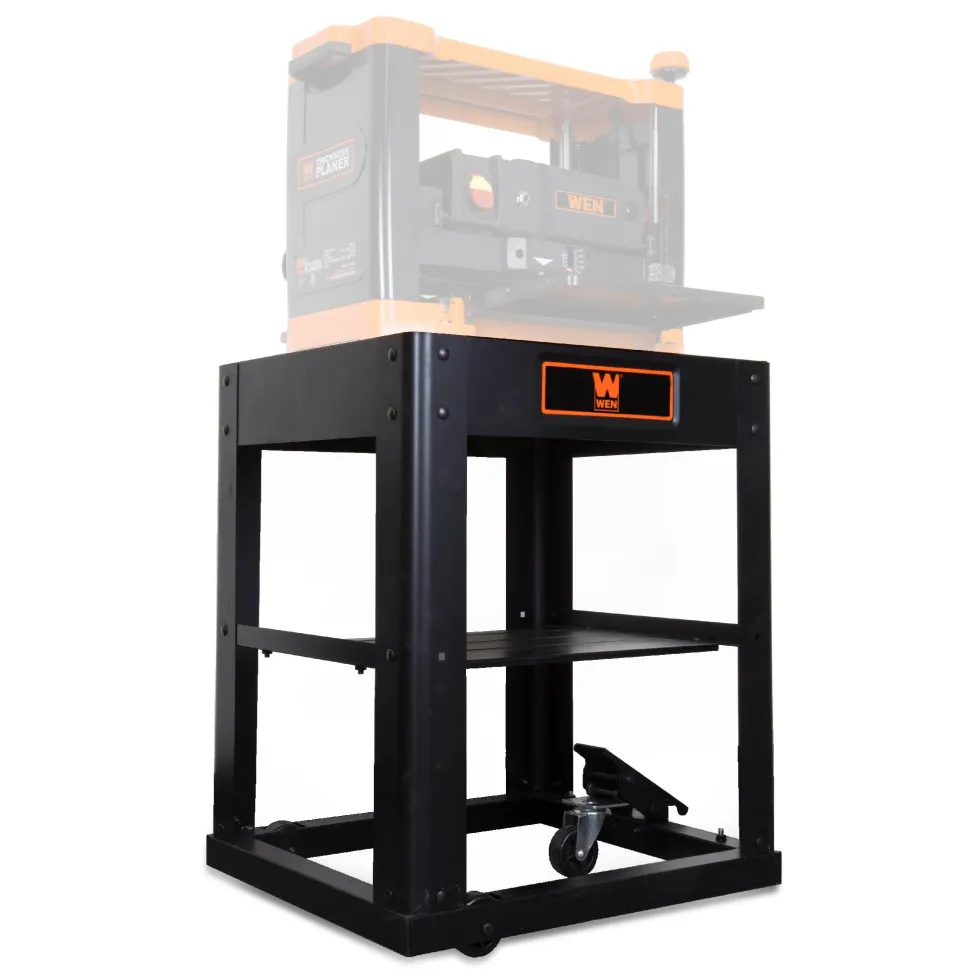 WEN 6588T Multi-Purpose Planer Stand with Storage Shelf and Rolling Base