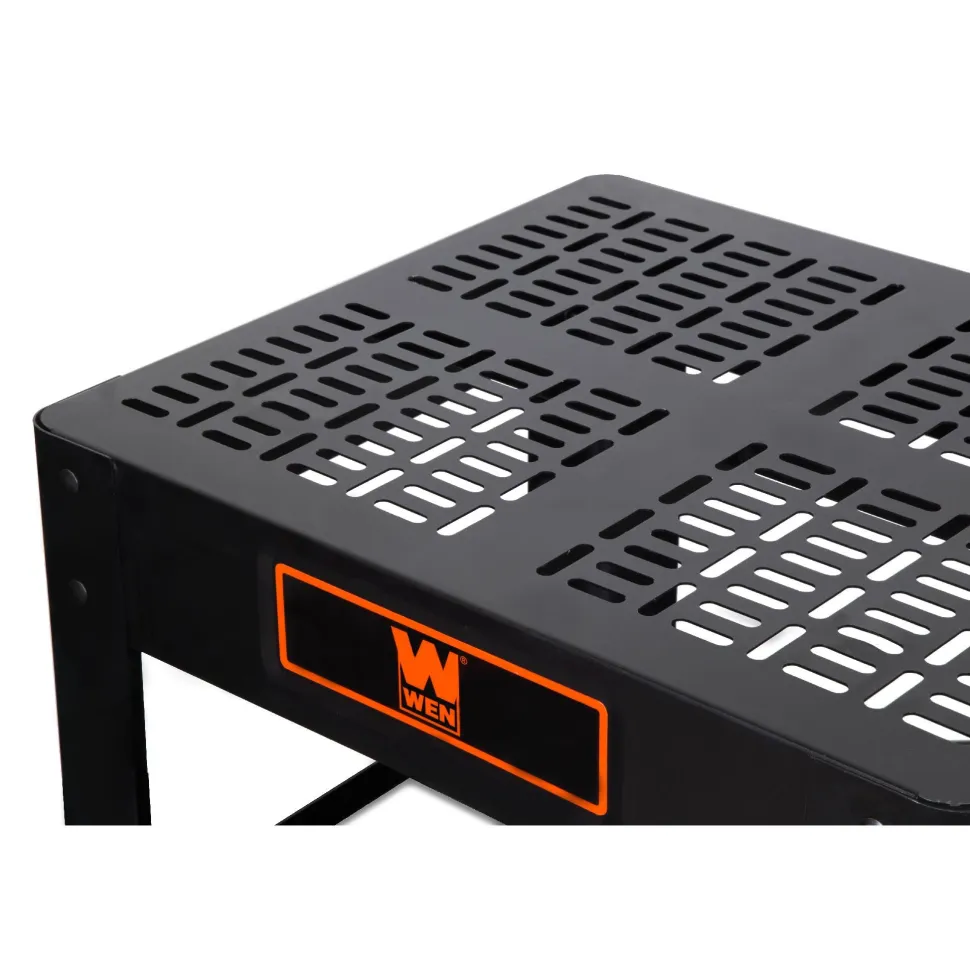 WEN 6588T Multi-Purpose Planer Stand with Storage Shelf and Rolling Base