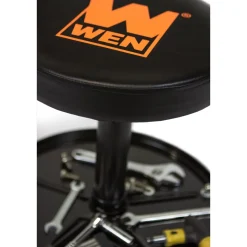 WEN 73012T 300-Pound Capacity Pneumatic Rolling Mechanic Stool