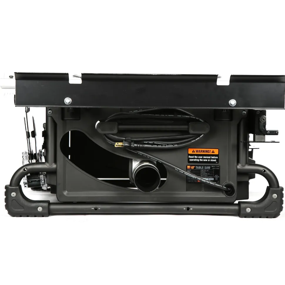 WEN TT1015 15-Amp 2 HP 10-Inch Industrial Benchtop Jobsite Table Saw