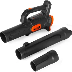 WEN 20VK2LBT 20V Max Cordless String Trimmer and Leaf Blower Combo Kit with 4Ah Battery and Charger