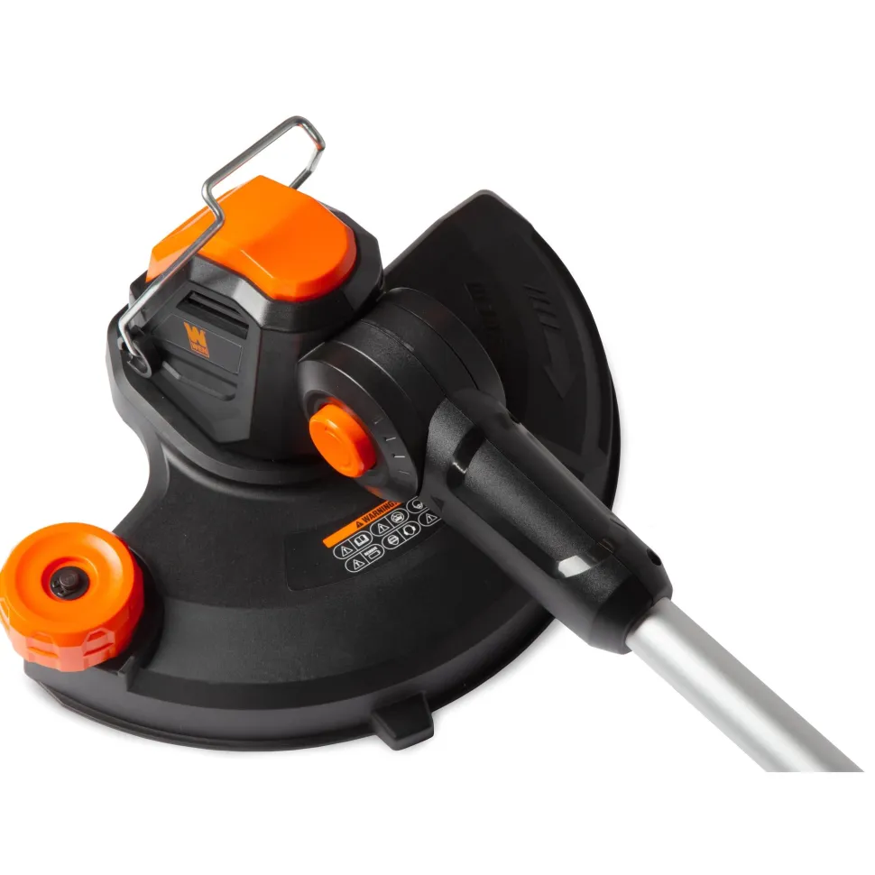 WEN 20VK2MLB 20V Max Cordless 15-Inch Lawn Mower and String Trimmer Combo Kit with 5Ah Battery and Charger