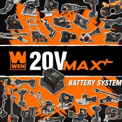 WEN 20861 20V Max Cordless Handheld Vacuum Cleaner Kit with 2Ah Battery and Charger